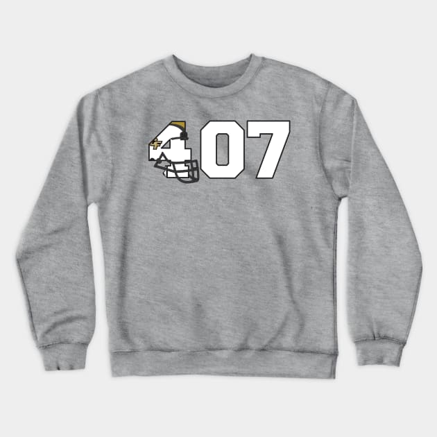 Central Florida 407 Pride Crewneck Sweatshirt by DeepDiveThreads